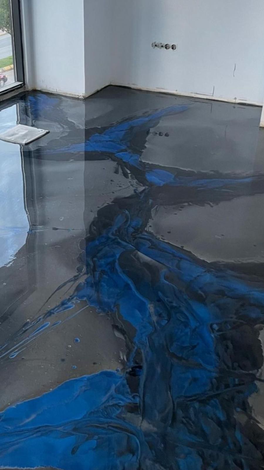 Dekoratif metalik epoksi zemin kaplama